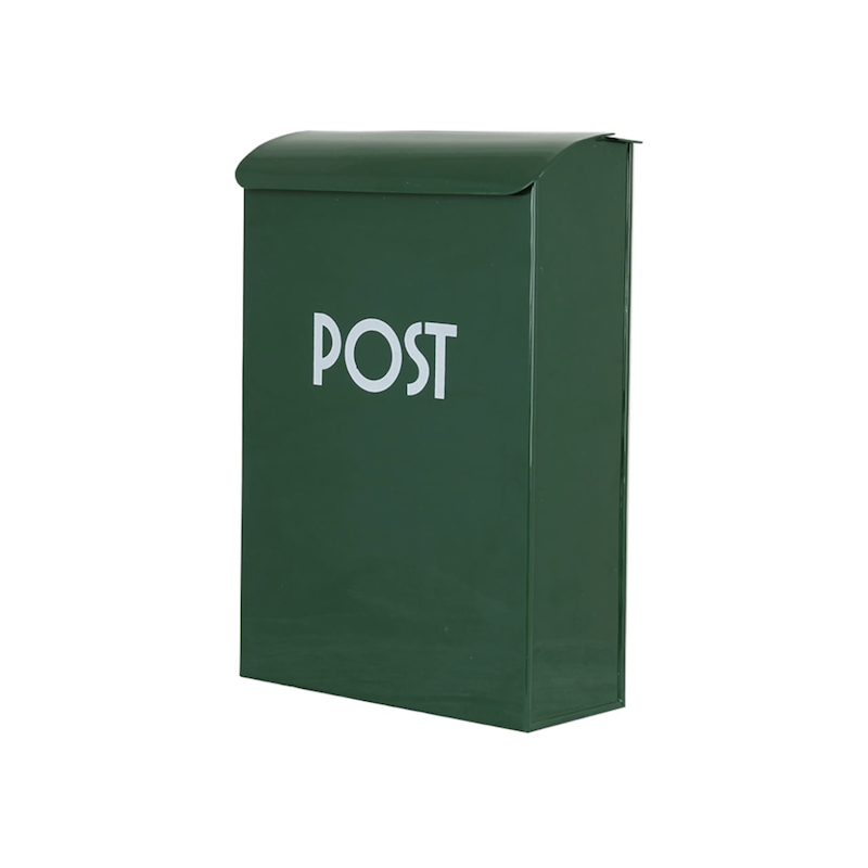 boite-postale-metale-verte-fonce
