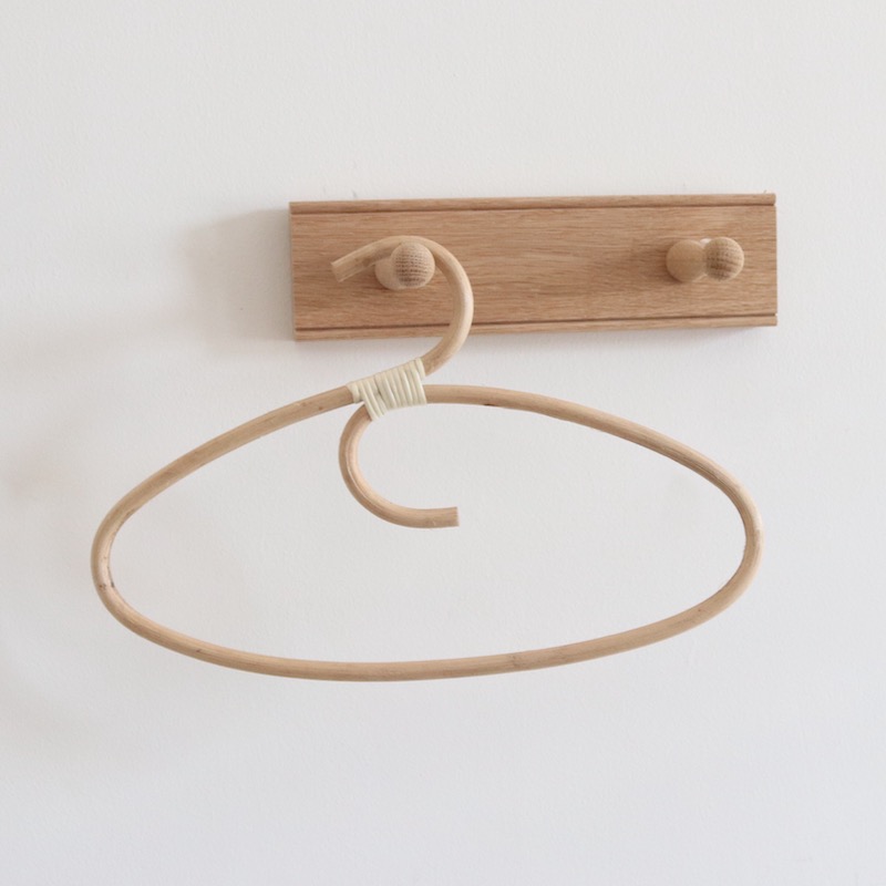 Patere En Bois Brut Naturel 2 Crochets Le Joli Shop