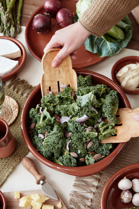 couverts-salade-bois