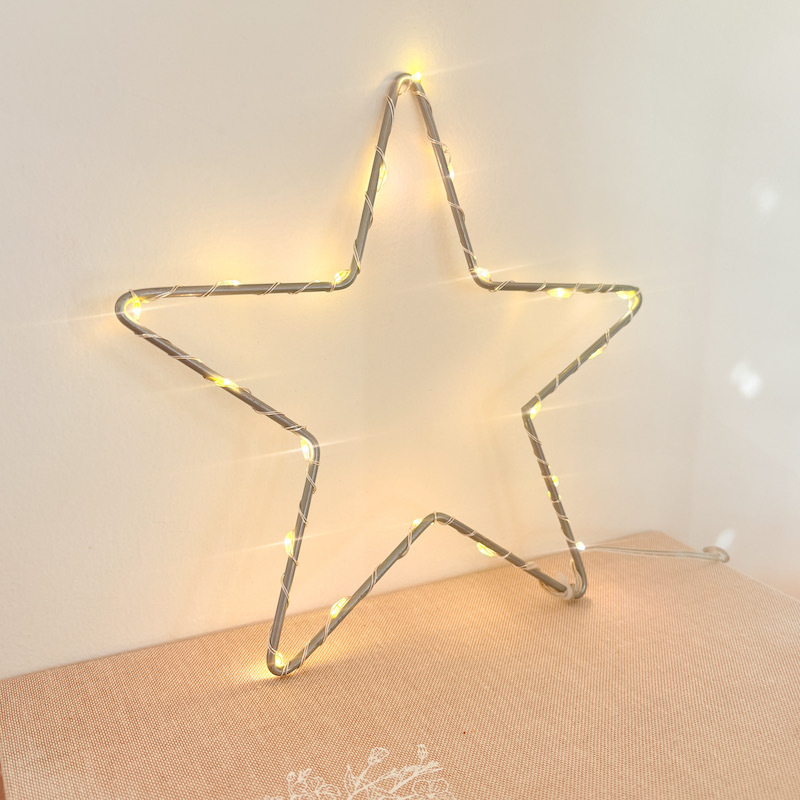 etoile-lumineuse-grise-led