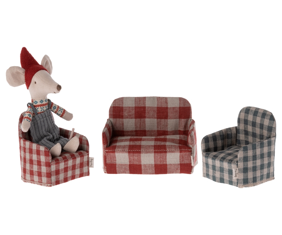 fauteuil-carreaux-noel-maileg