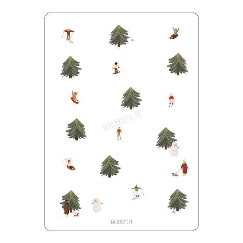 foret-d-hiver-papier-poetic