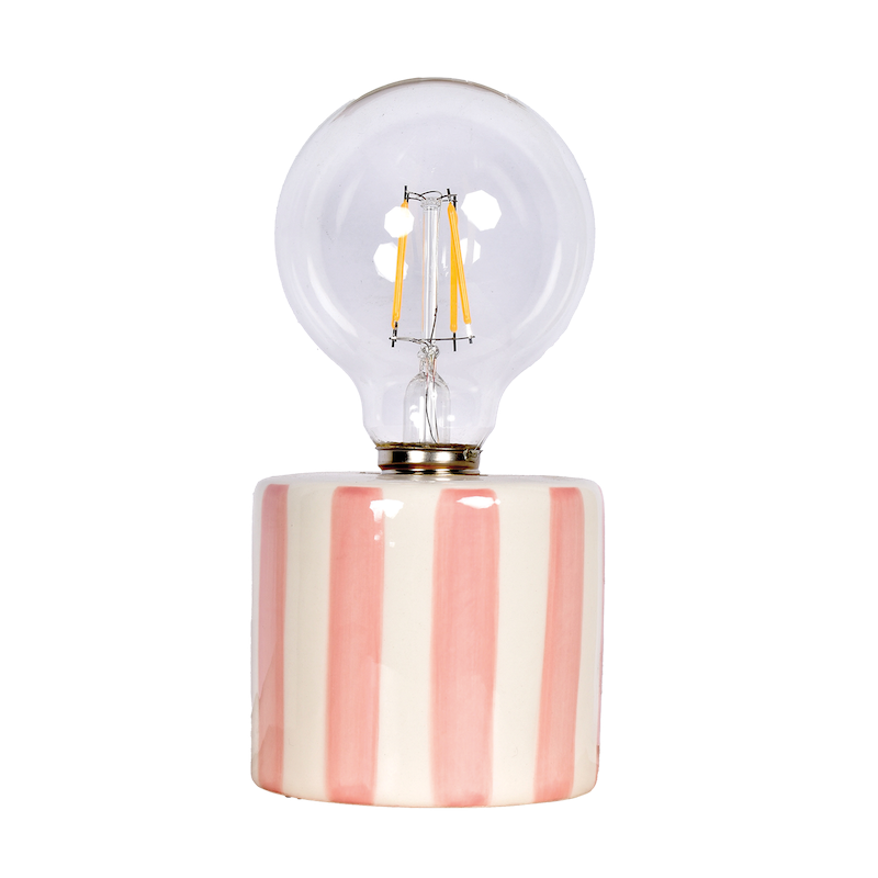 lampe-rayures-roses
