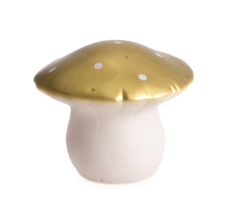 Lampe champignon moyen doré "Egmont toys" Le Joli Shop