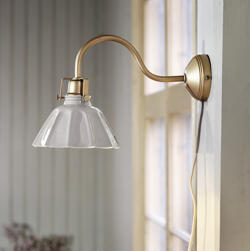 Lampe murale Marguerite beige - Le Joli Shop