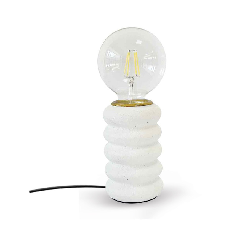 lampe-texturée-blanche