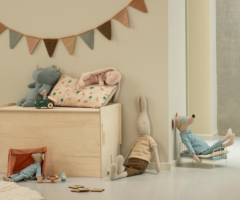 lapin-endormi-rose-maileg copie