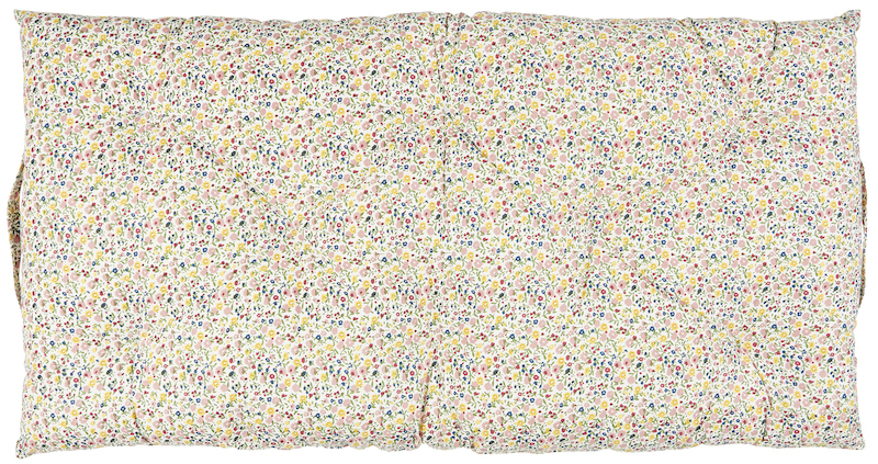 matelas-poignees-fleurs-coton