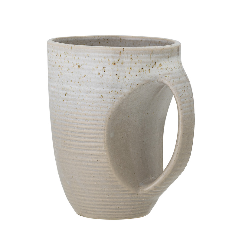 mug-taupe-ceramique-bloomingville