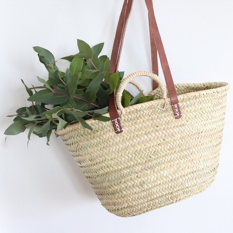 panier-avec-double-anses-en-cuir