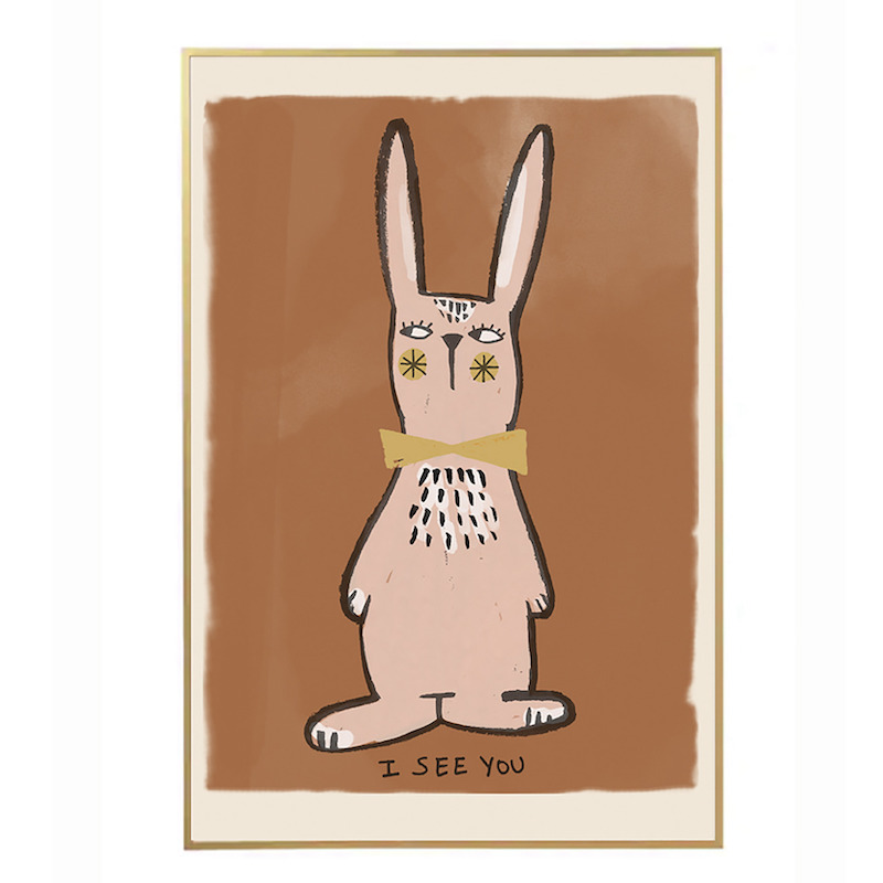 Affiche lapin