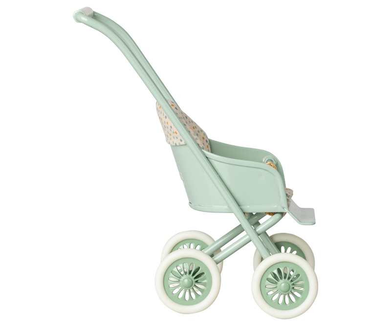 poussette-maileg-verte-retro