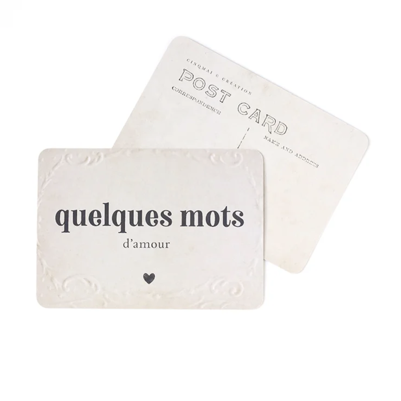 Carte Postale Quelques Mots D Amour Cinq Mai Le Joli Shop Carte Postale Quelques Mots D Amour Cinq Mai Le Joli Shop
