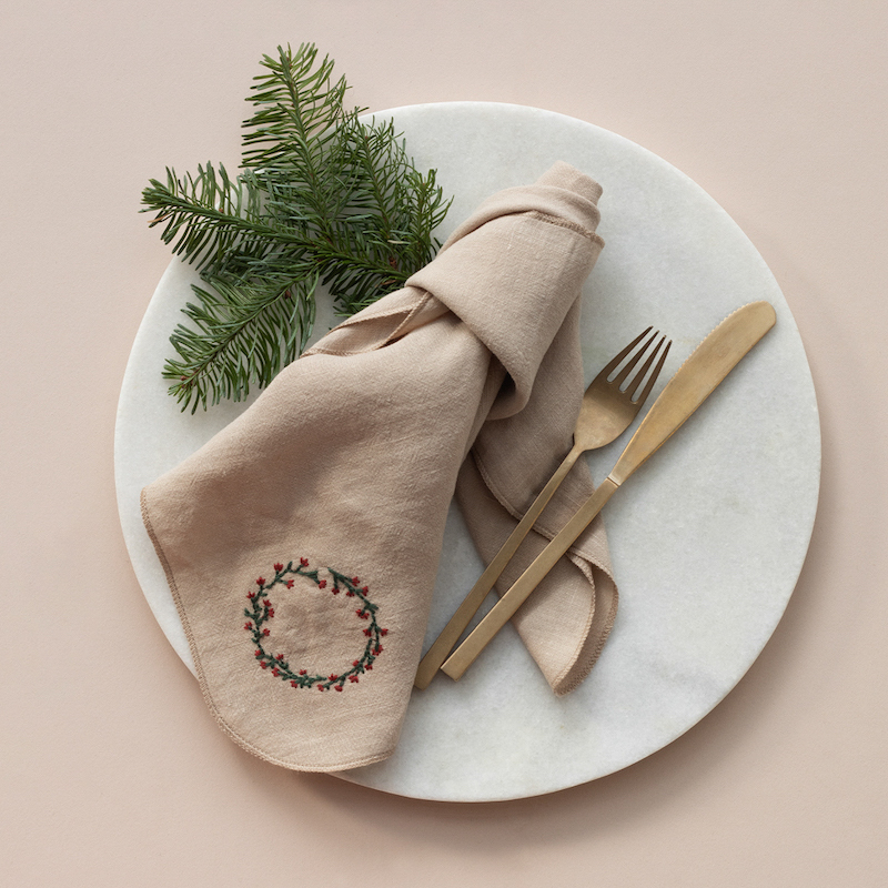serviette-de-table-noel-couronne-maileg
