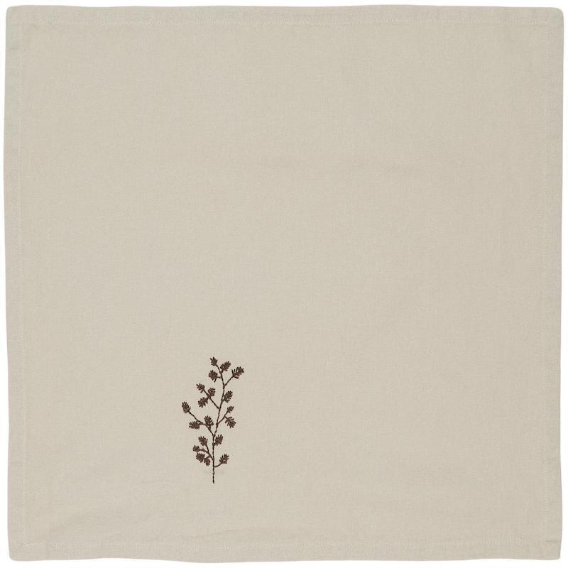 serviette-beige-branches