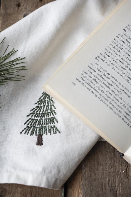 serviette-de-table-sapin
