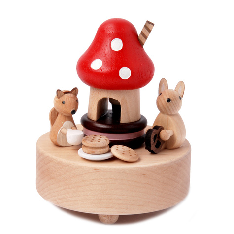 Safari - Music Round & Round Music Box - Wooderful life Boite à musique