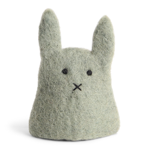 Chapeau lapin moutarde pour oeuf en laine - Le Joli Shop