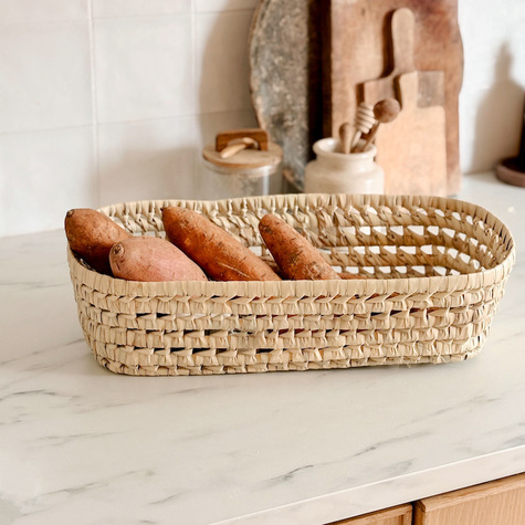 corbeille-pain-fruit-feuilles-de-palmier