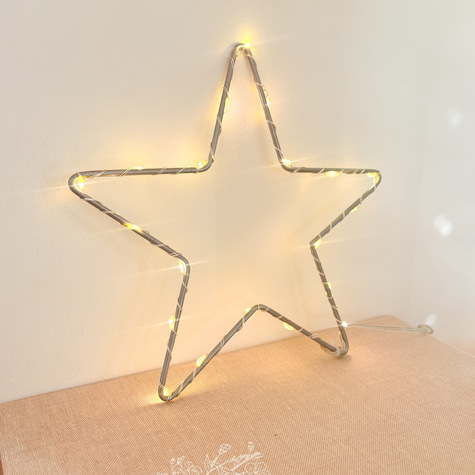 etoile-lumineuse-grise-led