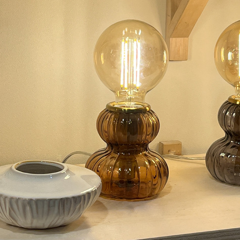 lampe-verre-brune