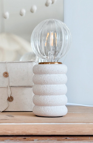 lampe-blanche-texturé