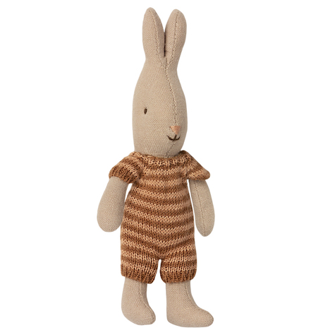 Poupée lapin taille 2 marron avec robe - Maileg