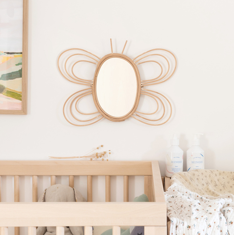 Miroir Ourson Ou Lapin En Rotin Le Joli Shop