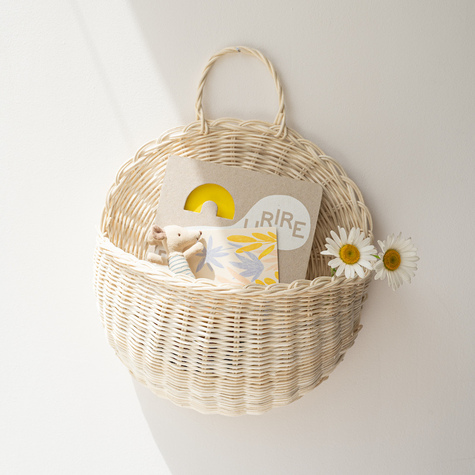 Grand panier rangement bio à jouets – Ubabili