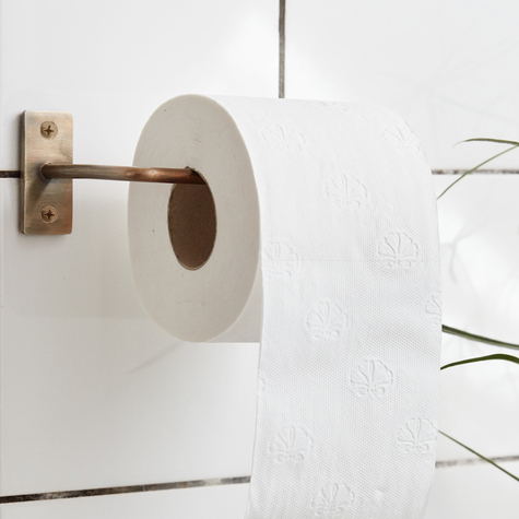 porte-papier-toilette-doré