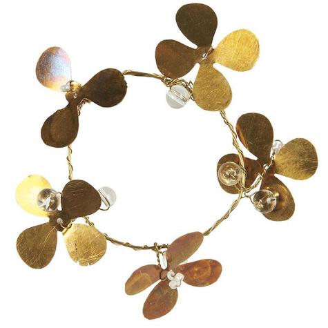 rond-de-serviette-fleurs-metal-doré
