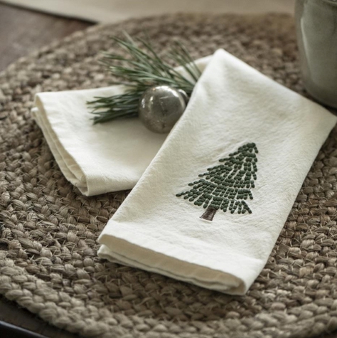 serviette-de-table-sapin