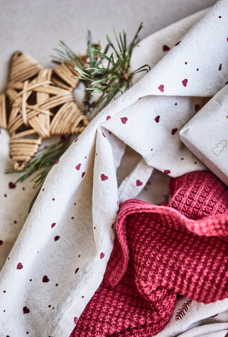 torchon-coeurs-coton-noel