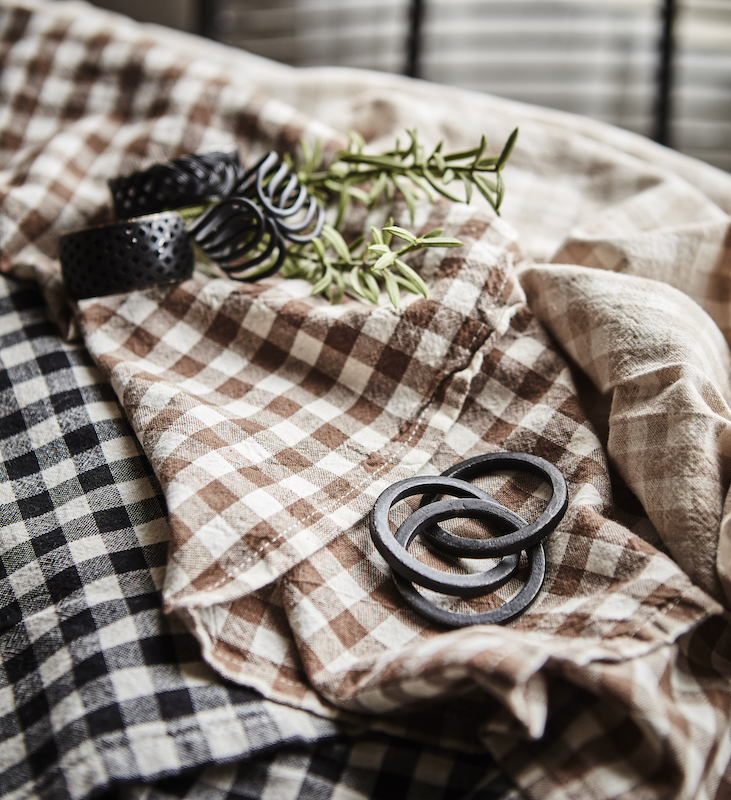 torchon-vichy-marron-coton