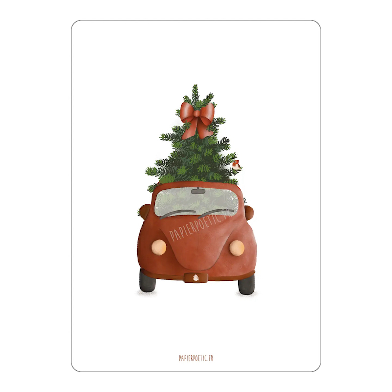 voiture-et-sapin-carte