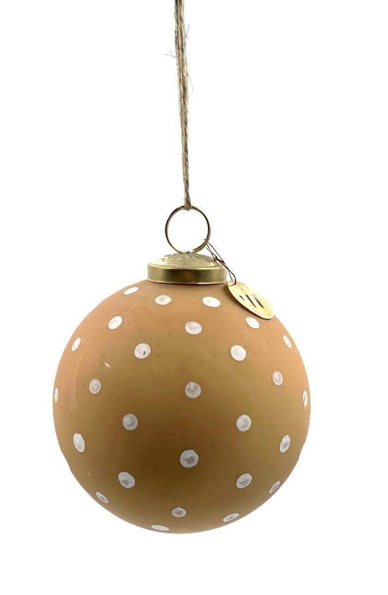 wel182-christmis_ball_matt_gold_white_dots-_weldaad